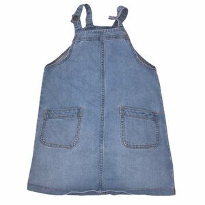 Crazy 8 Denim Overalls Dress